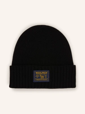 Woolrich Czapka schwarz CZARNY