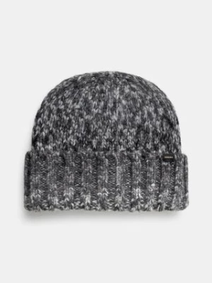 Woolrich czapka z domieszką wełny Space Dye Beanie kolor szary  CFWOAC0291MRUF0767