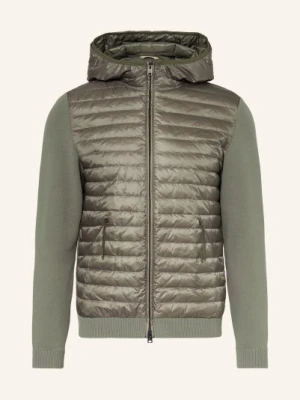 Woolrich Kurtka Puchowa Allen  Z Mieszanki Materiałów gruen