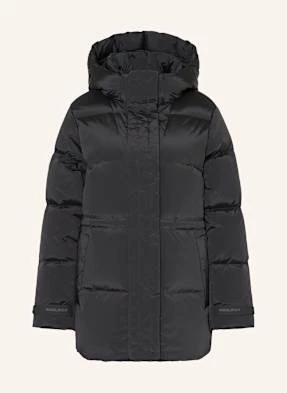 Woolrich Kurtka Puchowa Aurora Z Odpinanym Kapturem schwarz