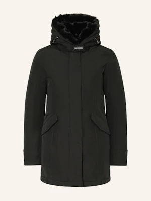 Woolrich Kurtka Puchowa Beaker Ze Sztucznym Futrem schwarz