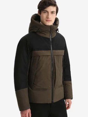 Woolrich kurtka puchowa męska kolor zielony zimowa CFWOOU0525MRUT1723-614
