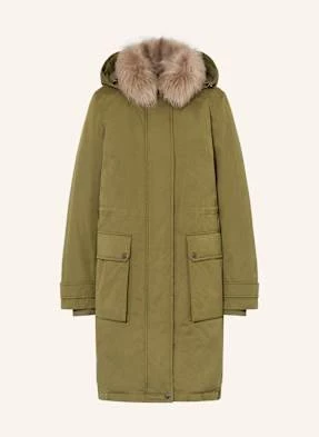 Woolrich Parka Puchowa Artic Z Odpinanym Kołnierzem gruen