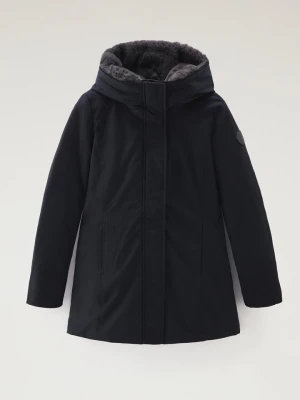 Woolrich Parka puchowa "Boulder" w kolorze granatowym rozmiar: S