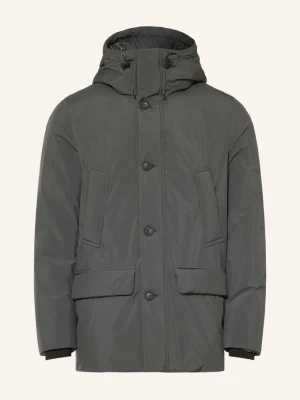 Woolrich Parka Puchowa Cloud grau CZIEMNOSZARY