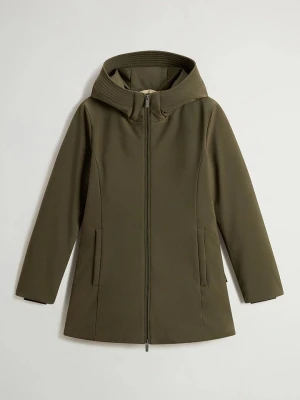 Woolrich Parka puchowa "New Firth" w kolorze khaki rozmiar: S