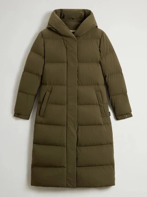 Woolrich Płaszcz puchowy "Cloud Madison" w kolorze khaki rozmiar: L