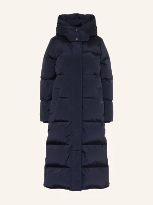 Woolrich Płaszcz Puchowy Kelly Z Odpinanym Kapturem blau GRANATOWY
