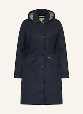 Woolrich Płaszcz Z Odpinanym Kapturem blau