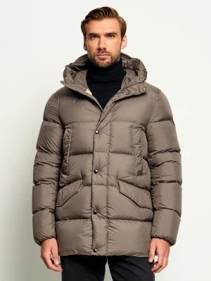 Woolrich Puchowa kurtka Cloud Davis | Regular Fit beżowy