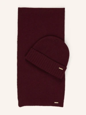 Woolrich Zestaw: Szalik I Czapka W Pudełku Prezentowym rot