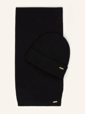 Woolrich Zestaw: Szalik I Czapka W Pudełku Prezentowym schwarz