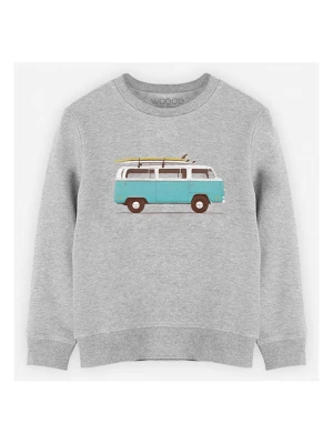 WOOOP Bluza "Blue van" w kolorze szarym rozmiar: 140