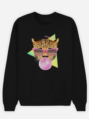 WOOOP Bluza "Bubble Gum Leo" w kolorze czarnym rozmiar: XL