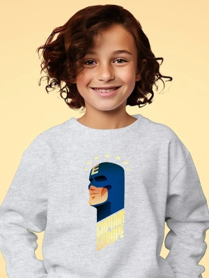 WOOOP Bluza "Captain Europe" w kolorze szarym rozmiar: 140