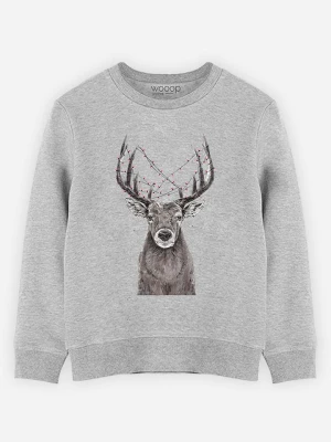 WOOOP Bluza "Christmas deer" w kolorze szarym rozmiar: 152