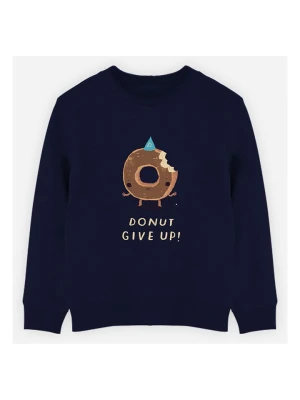 WOOOP Bluza "Donut Give Up" w kolorze granatowym rozmiar: 140