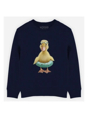WOOOP Bluza "Duck bouee" w kolorze granatowym rozmiar: 104