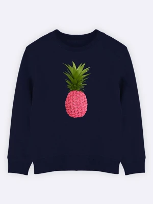 WOOOP Bluza "Floral pineapple" w kolorze granatowym rozmiar: 140