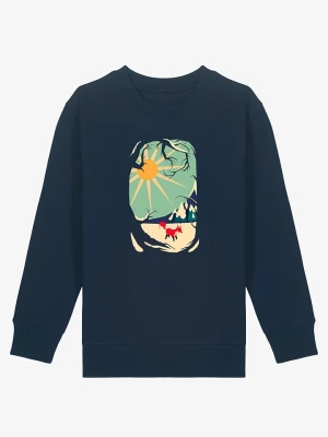 WOOOP Bluza "Fox roaming around II" w kolorze granatowym rozmiar: 152