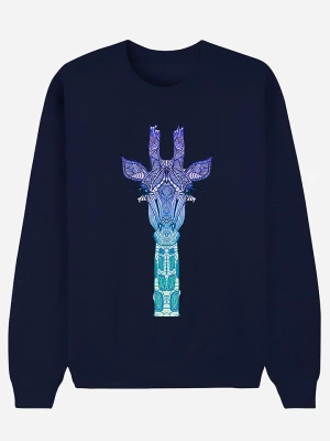 WOOOP Bluza "Giraffe Mint" w kolorze granatowym rozmiar: M