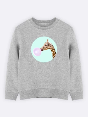 WOOOP Bluza "Giraffe" w kolorze szarym rozmiar: 152