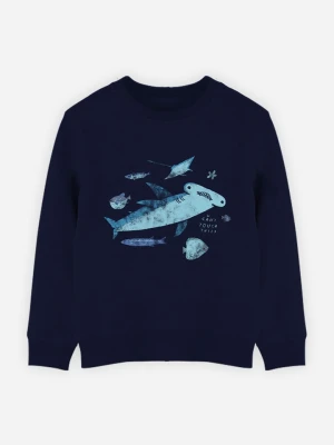 WOOOP Bluza "Hammer Head" w kolorze granatowym rozmiar: 152