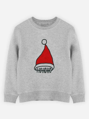 WOOOP Bluza "Ho ho ho" w kolorze szarym rozmiar: 140