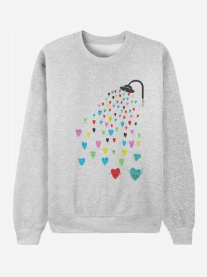 WOOOP Bluza "Love Shower" w kolorze szarym rozmiar: XXL