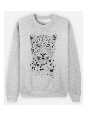 WOOOP Bluza "Lovely Leopard" w kolorze szarym rozmiar: XS