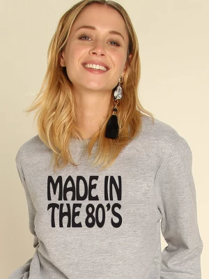 WOOOP Bluza "Made In The 80s" w kolorze szarym rozmiar: L
