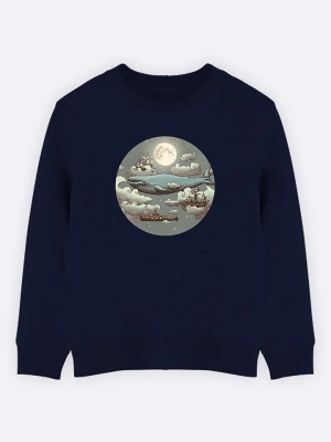 WOOOP Bluza "Ocean meets Sky" w kolorze granatowym rozmiar: 128