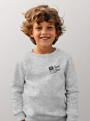 WOOOP Bluza "Original gamer" w kolorze szarym rozmiar: 128