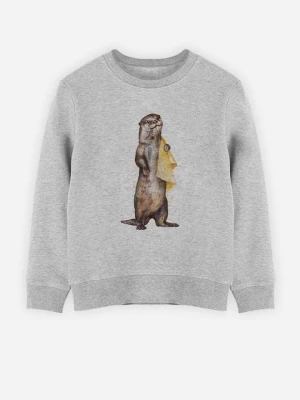 WOOOP Bluza "Otter" w kolorze szarym rozmiar: 152