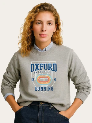 WOOOP Bluza "Oxford Universite Running" w kolorze szarym rozmiar: M