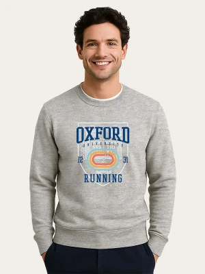 WOOOP Bluza "Oxford Universite Running" w kolorze szarym rozmiar: XL