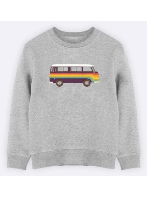 WOOOP Bluza "Rainbow Van" w kolorze szarym rozmiar: 128
