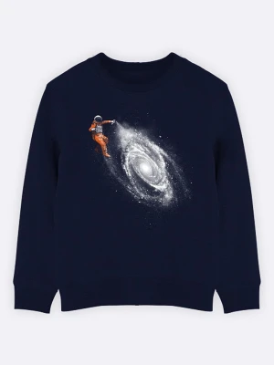 WOOOP Bluza "Space art" w kolorze granatowym rozmiar: 104
