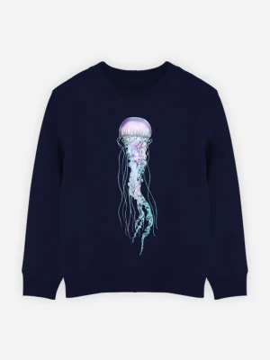 WOOOP Bluza "Space Jelly" w kolorze granatowym rozmiar: 140