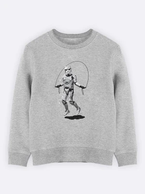 WOOOP Bluza "Stormtrooper skipping" w kolorze szarym rozmiar: 140
