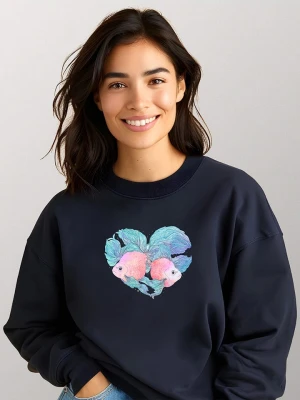 WOOOP Bluza w kolorze granatowym rozmiar: S