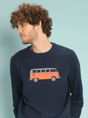 WOOOP Bluza w kolorze granatowym rozmiar: S