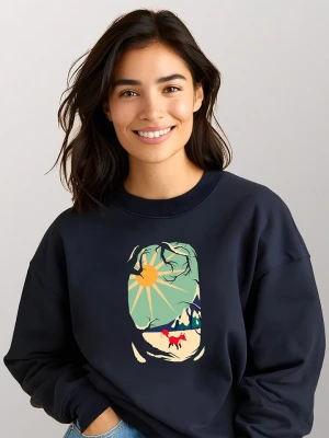 WOOOP Bluza w kolorze granatowym rozmiar: L