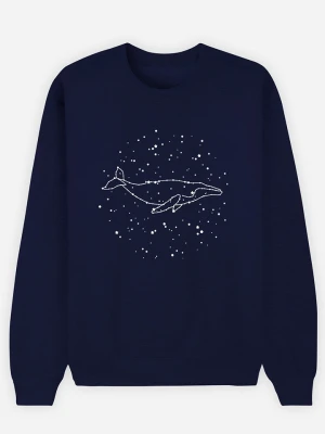 WOOOP Bluza "Whale Constellation" w kolorze granatowym rozmiar: M