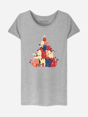 WOOOP Koszulka "Arbre A Chats" w kolorze szarym rozmiar: XL