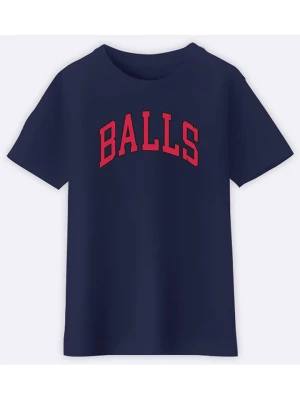WOOOP Koszulka "Balls" w kolorze granatowym rozmiar: 152