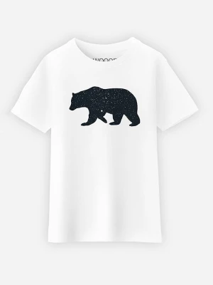 WOOOP Koszulka "Bear" w kolorze białym rozmiar: 152