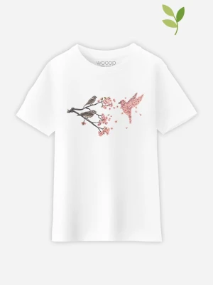 WOOOP Koszulka "Blossom Bird" w kolorze białym rozmiar: 128