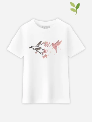 WOOOP Koszulka "Blossom Bird" w kolorze białym rozmiar: 104
