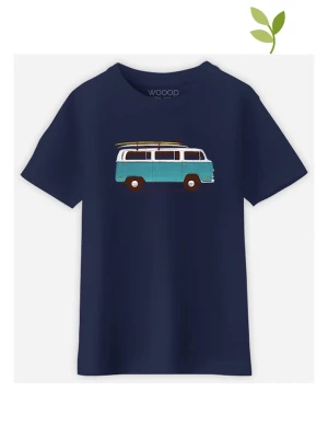 WOOOP Koszulka "Blue van" w kolorze granatowym rozmiar: 116